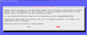 Qt Screen for configuring
wireshark