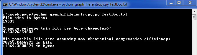 Use of graph_file_entropy.py