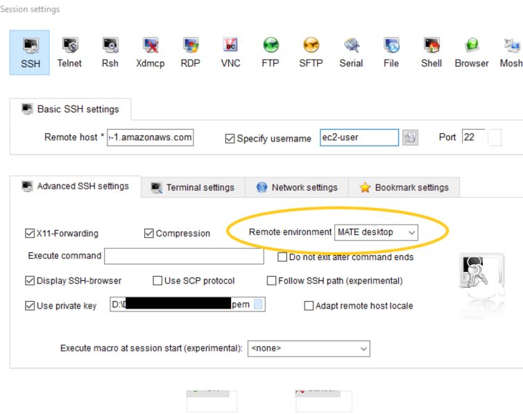 Image of MobaXterm Configuration